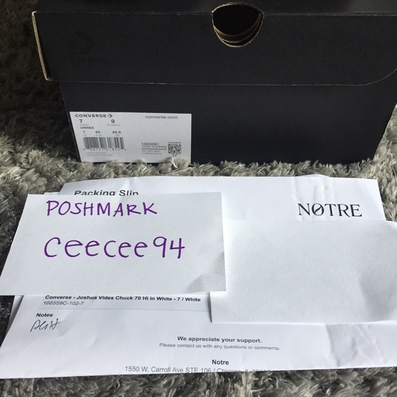 SOLD! Converse Chuck Taylor 70s Hi Joshua Vides - Picture 7 of 8